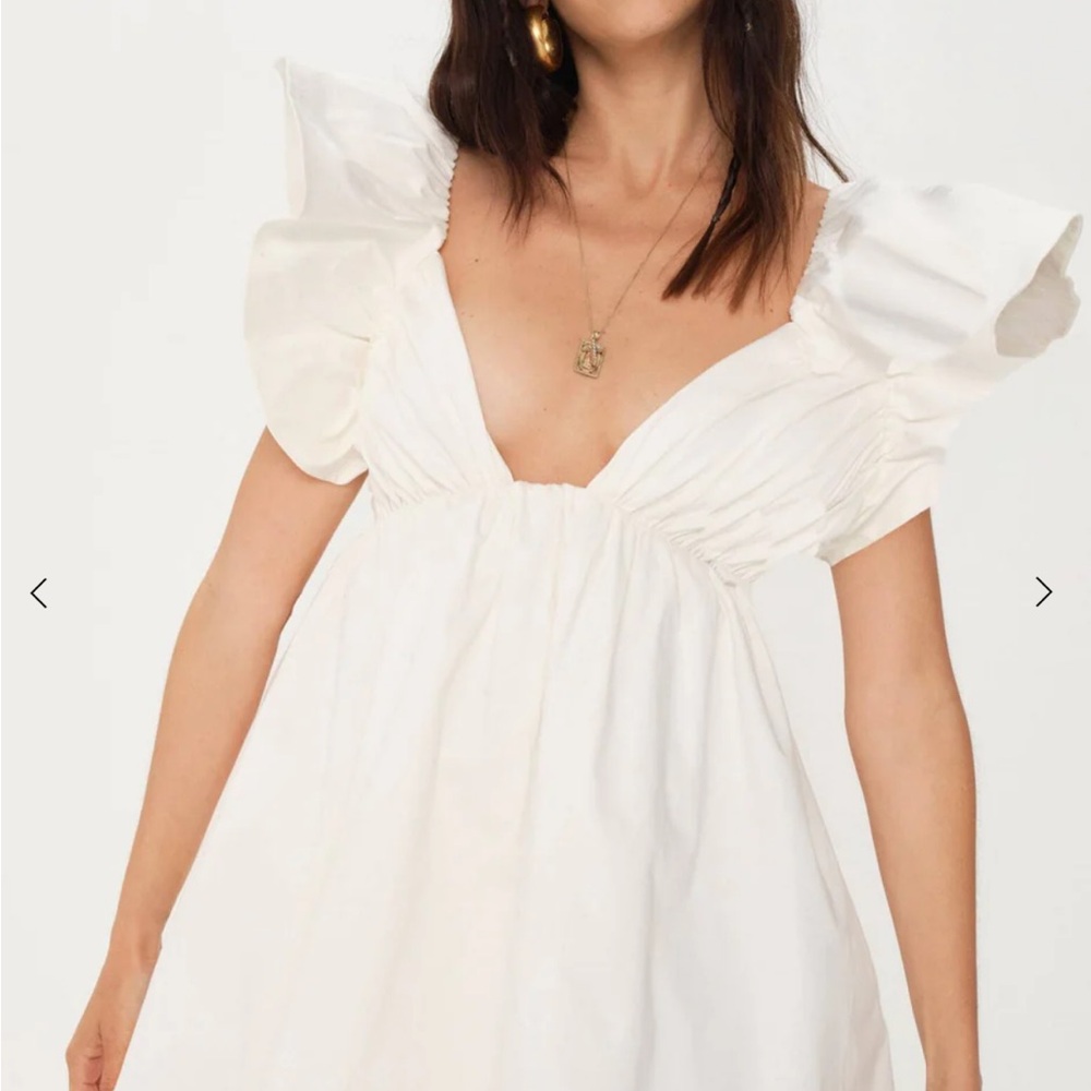 For Love And Lemons White clementine Mini Dress - Picture 3 of 3